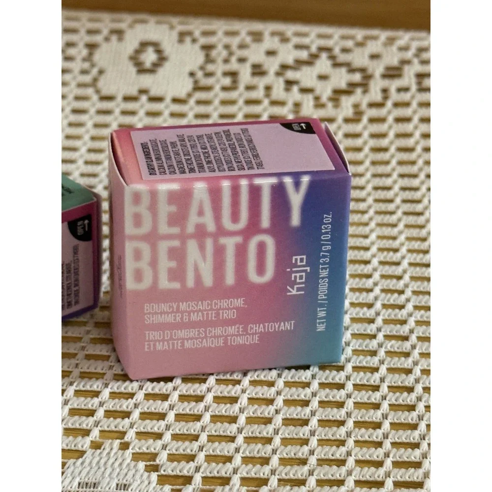 Kaja Beauty Bento Bouncy Eyeshadow Trio - Forest Night, Chocolate Dahlia